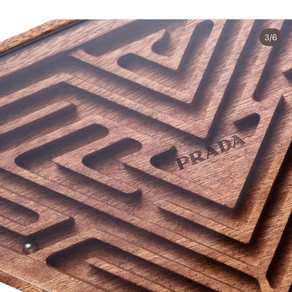 Prada Year of Dragon Wooden Maze Game with Scrolls NIB - Picture 9 of 11